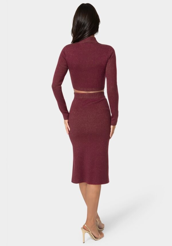 bebe2121_merlot_3_f1e501a6-f600-46a8-b6c3-dd80af857d44 Lurex Rib Cropped Kit Set